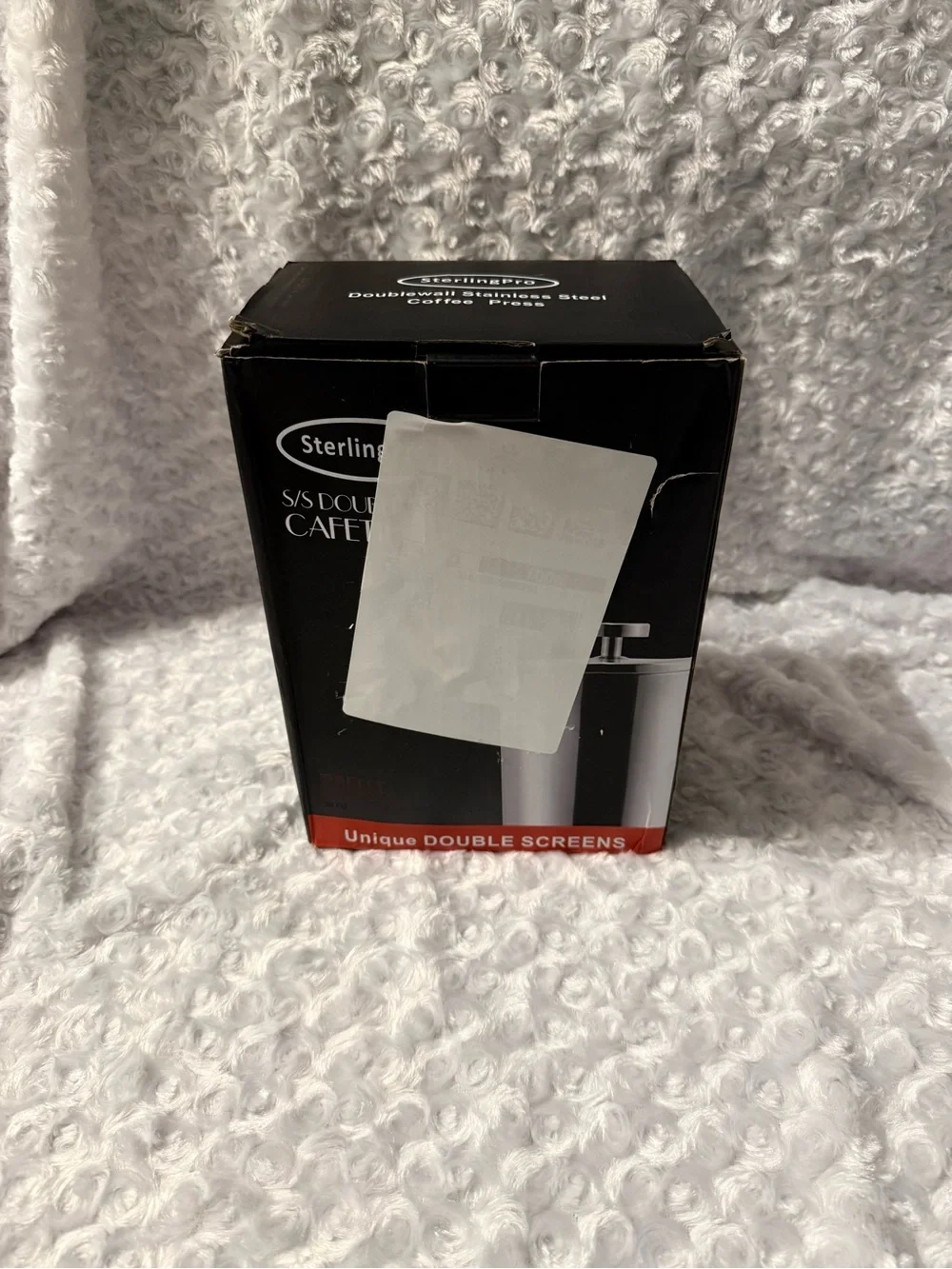 Stainless Steel Coffee Press - Mirror Double-Wall French Press